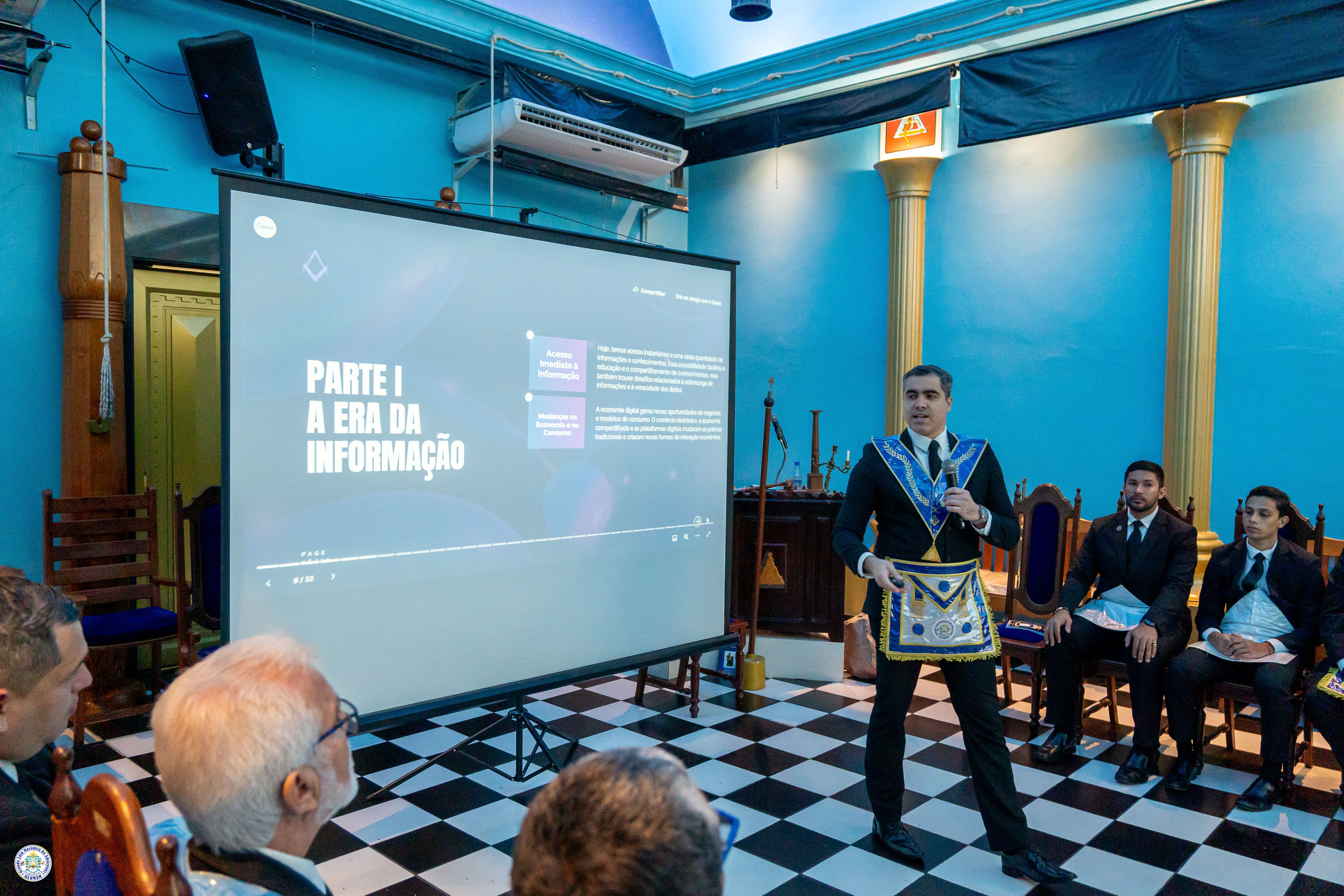 Palestra na Fraternidade Amazonense discute o papel da Maçonaria na sociedade digital