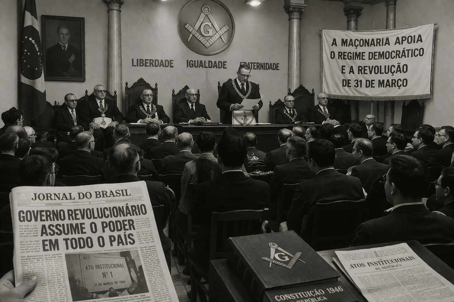 MAÇONARIA, POLÍTICA E PODER: Considerações sobre a atuação maçônica na República brasileira e no Golpe Militar de 1964